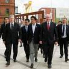 Shinzo Abe asks Stormont to 'continuously support' Japanese companies in Northern Ireland