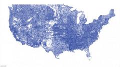 All Of America's Waterways On One Map [Infographic]