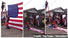 Lil Wayne Walks on American Flag in New Music Video